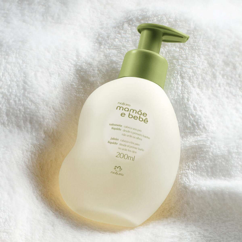 Sabonete Líquido da Cabeça aos Pés Mamãe e Bebê